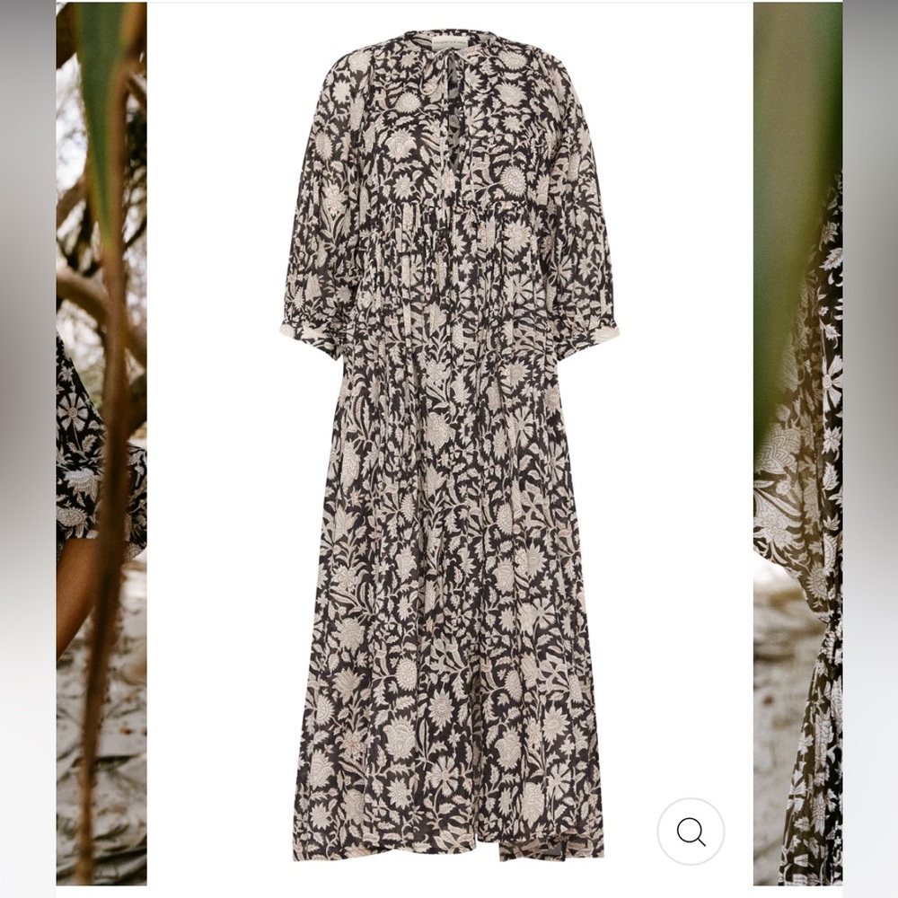 Daughter of India Kyra midi dress Pepper XS NWOT